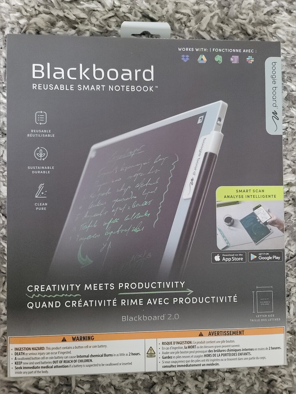 Brand New, Blackboard 2.0 Reusable Smart Notebook.